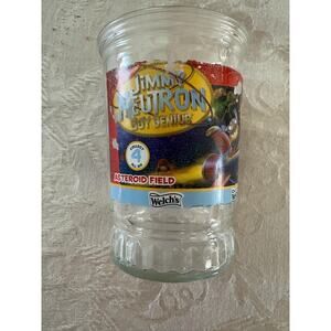 Welch’s Glass Jelly Jar The Adventures of Jimmy Neutron Boy Genius #6 Vintage